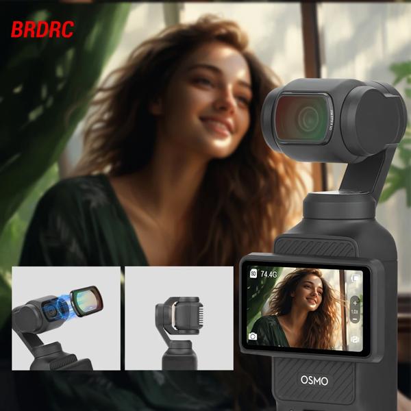 Dji OsmoPocket 3用フィルターキット,ポータブルジンバルカメラ,nd8,nd16フィルター,調整可能なcplアクセサリー