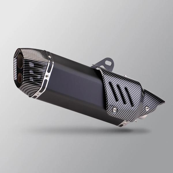 モーターサイクル用長方形エキゾーストサイレンサーs7,エキゾースト