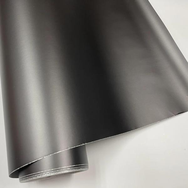 エアリリース付きビニールラップ,高品質の金属製装飾品,マットグレー色,ブロンズ製,50cm x 200/300/500cmの通販は