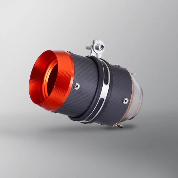 ユニバーサルエキゾーストサイレンサー,カーボンファイバー,改造