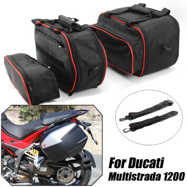 Ducati ムルティストラーダ 1200 2015 以降 1260/950 S 2017 以降 オートバイ収納バッグ 荷物バッグ サイドボックスバッグ インナーバッグ ブッシング
