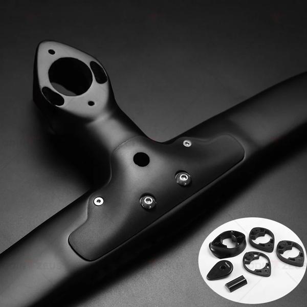 統合ロードバイクハンドルバー,マットカーボン,エアロ,380mm,400mm