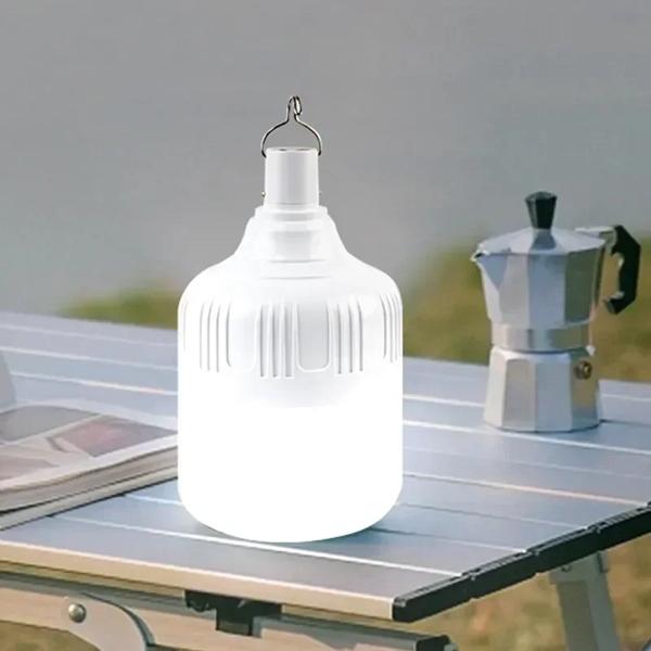 ポータブル USB 充電式 LED キャンプライト屋外緊急電球ハイパワーランプ電球バッテリーランタンバーベキューテント照明_4