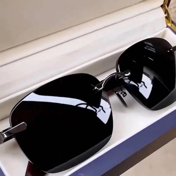 男性用透明偏光サングラス,UV保護,運転,釣り,外国貿易,高品質の商品