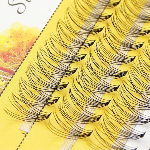 ミンクの髪で作られた個々のつけまつげ エクステンション 自然なロシア