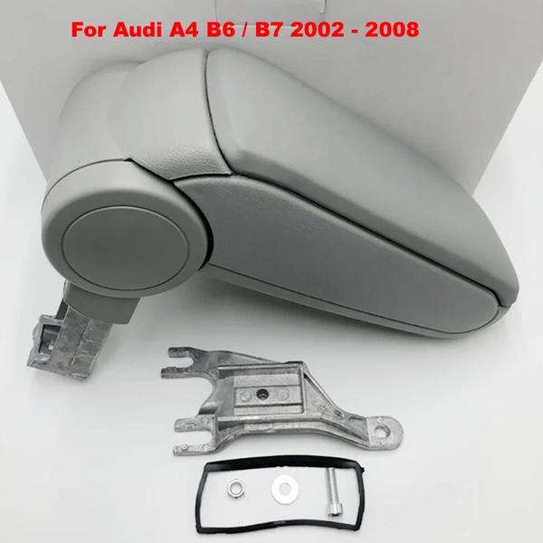 アウディ用アームレスト,真新しいアームレスト,黒,灰色,ベージュ,車用,a4,b6,b7