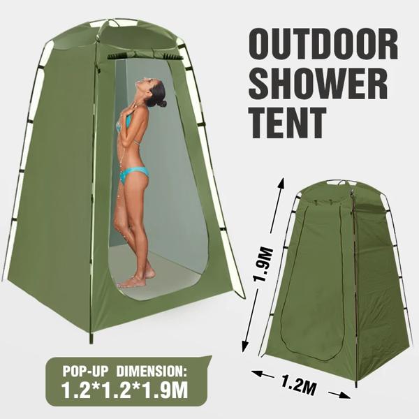 Westtune ポータブルプライバシーシャワーテント屋外防水更衣室シェルターキャンプハイキングビーチトイレシャワーバスルーム用_1