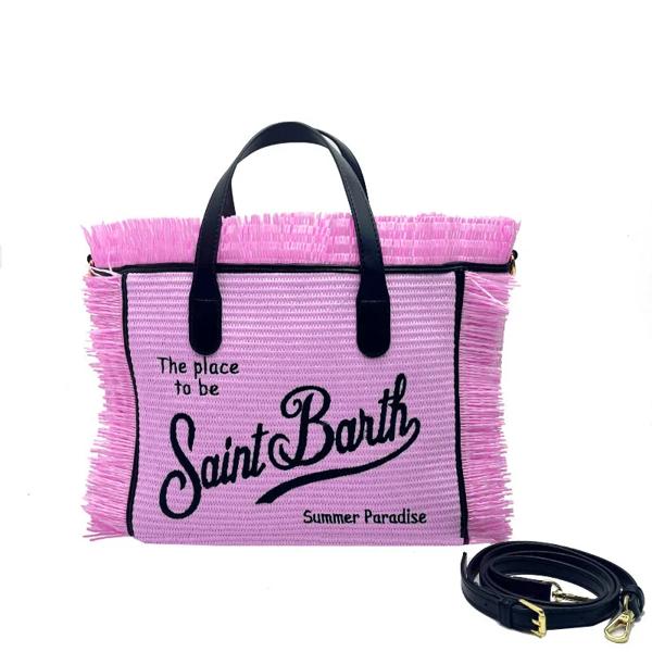 Saint Barth-手作りのストローマットハンドバッグ,小さなクロスボディバッグ,カジュアルなトラベルバッグ,タッセル付きトートバッグ