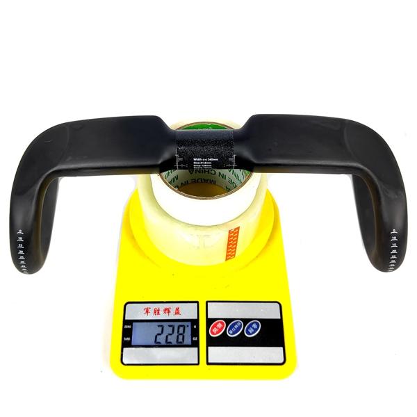 Bikedoc-カーボンファイバーロードバイクハンドルバー,マットカラー