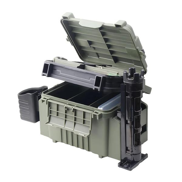 プラスチック製の釣り道具箱,フック,バレルホルダー,ポータブル,釣り用