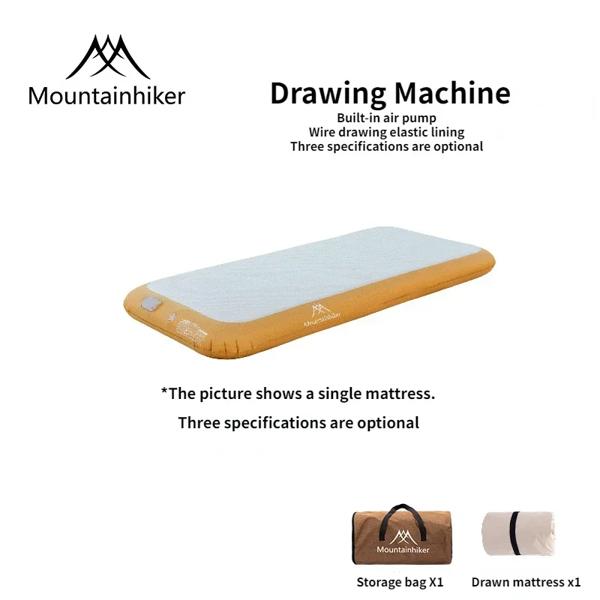 MOUNTHIKER-インフレータブルキャンプマットレス,自動運転,高抵抗,枕付き,20cm_2