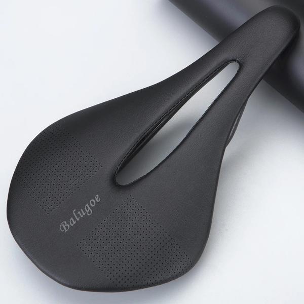 Balugoe-ロードバイクとマウンテンバイクのサドル 柔らかく通気性のあるpuシートクッション カーボンとレザー コレクション_1