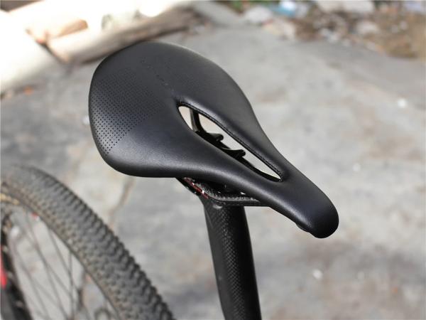 Balugoe-ロードバイクとマウンテンバイクのサドル 柔らかく通気性のあるpuシートクッション カーボンとレザー コレクション_4