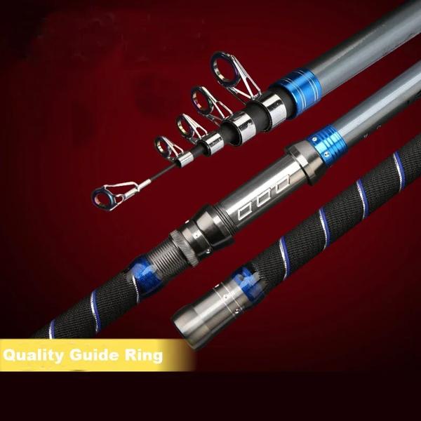 高品質の伸縮式カーボンフィッシングロッド,非常に耐性があり,新品,2.1〜4.5m