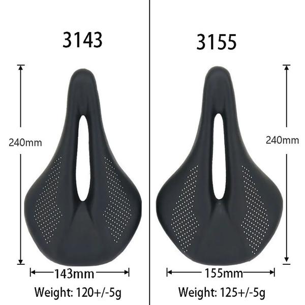 Elita-ソフトマウンテンバイクサドルクッション 240x143mm ロードおよびマウンテンバイク用 125g_3