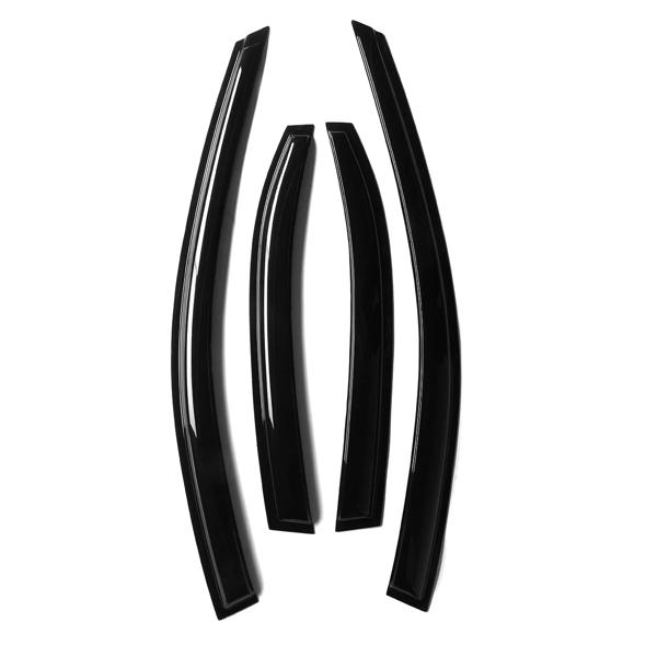 車のドアと窓のバイザー,雨から保護するための日よけ,オーニング,オーニング,オーニング,オーニング,4ドア,セダン2004-2014,4個