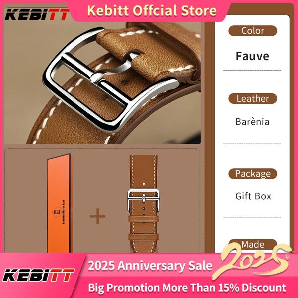 Kebitt Apple Watch シリーズ 10 Ultra2 9 8 7 6 ストラップ高品質本革バンド Iwatch 46 ミリメートル 42 ミリメートル 41 ミリメートル 45 ミリメートル 49 ミリメートルブレスレット