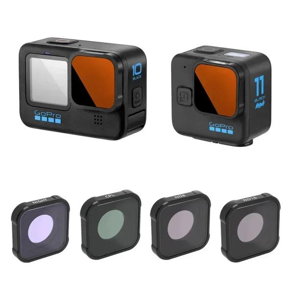 UV CPL ND4 ND8 ND16 ND32 ND64 ナイトレッドピンクマゼンタスター Gopro Hero 9 10 11 12 13 レンズフィルターアクションカメラアクセサリー