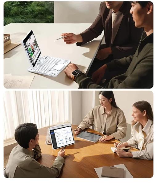 360 ° 回転マルチタッチトラックパッドワイヤレス Bluetooth キーボード IPad Air 11 Pro 13 2024 10 10.9 10.2 インチバックライト付きキーボード