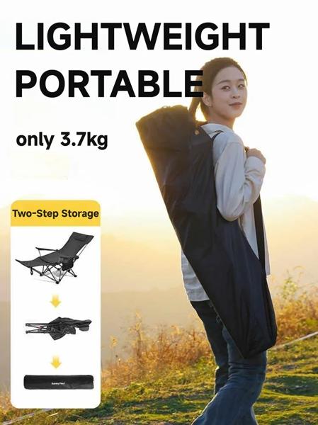 SUNNYFEEL 4 ポジションリクライニングキャンプチェア超軽量