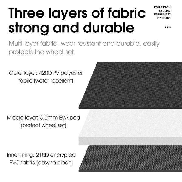 WEST BIKING 自転車ホイールセットバッグケース 26 インチ/27.5 インチ