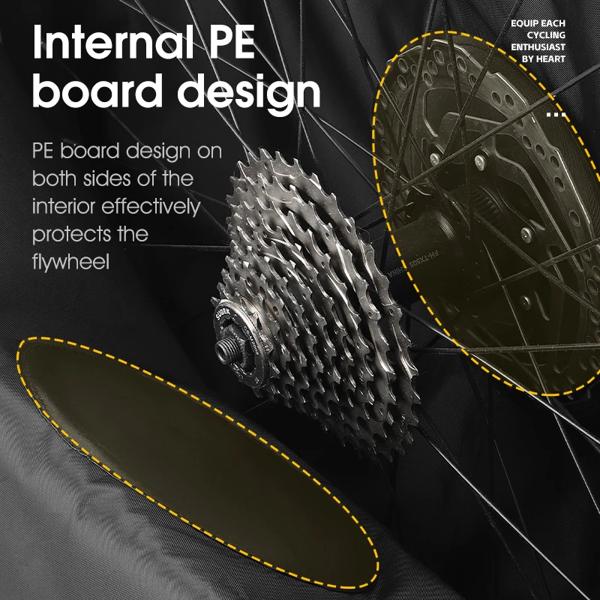 WEST BIKING 自転車ホイールセットバッグケース 26 インチ/27.5 インチ/700C/29 インチ MTB 自転車ホイールセット耐久性のあるホイールキャリーバッグポーチ WEST BIKING 自転車ホイールセットバッグケース 26 インチ/27.5 インチ