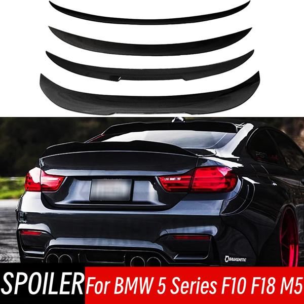 車のリアトランクスポイラースイング,カーボンリッド,BMW 5シリーズ,f10,f18,m5,520i, 525i, 528i, 535i, 530i,mp,m4,pssmスタイル2010-2017の通販は