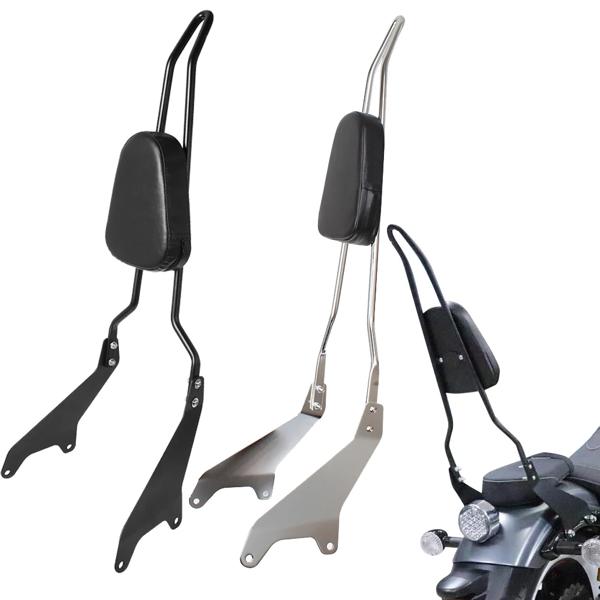 ヤマハ用の取り外し可能な背もたれ付きモーターサイクルシート,クッション付きシート,ボルトxv950 xvs950,2014-2019