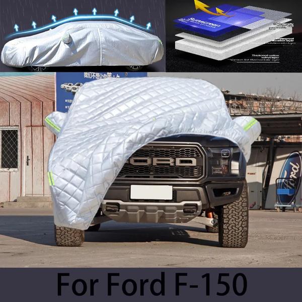 フォードF-150の車のひょうたん保護カバー、車の雨の保護、引っかき傷の保護、塗装と皮むき、車の衣類、2019