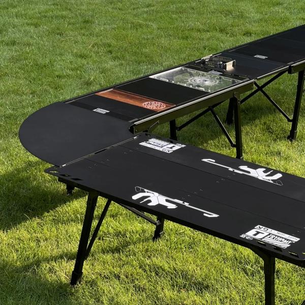 Igt-ピクニック用の多機能テーブル アルミニウム合金 取り外し可能な