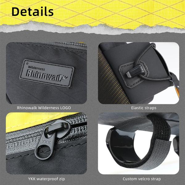 Rhinowalk 自転車トップチューブバッグ防水 2.1L 自転車フロントフレームバッグ Bikepacking 旅行荷物自転車アクセサリー MTB 砂利用