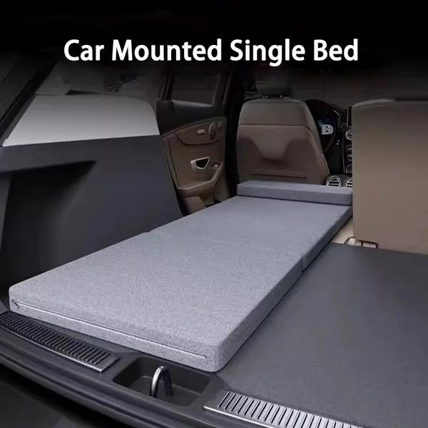 車の後部折りたたみマットレス、キャンプベッド、旅行用スリーピング