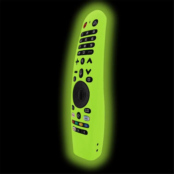 リモコン付き耐衝撃シリコンケース スマートTVリモコン AN-MR600保護カバー 滑り止め 魔法 AN-MR650A