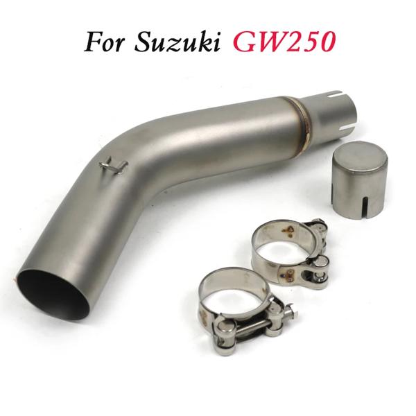 二輪車用エキゾーストパイプ,ステンレス鋼,51mmチップ,スズキ用エキゾーストパイプgw250f,gw250fの通販は 4,735円
