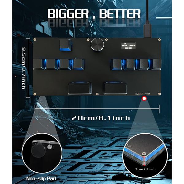 Sayodevice-osuラピッドトリガー磁気スイッチ,ou,dj max,outemu,ノブ