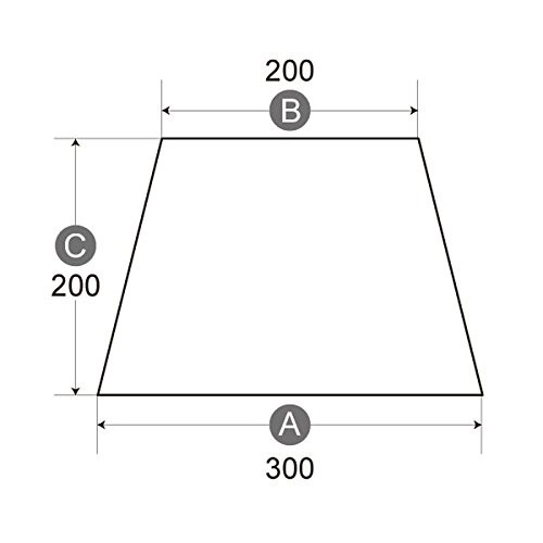 lamp-shade A-30201アーム式シェード ホテルシェード ランプシェード交換用 電気スタンドの傘 照明 綿麻キナリ 直径30cmの通販は