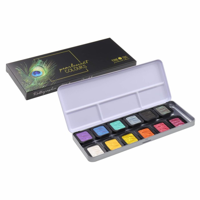ホルベイン画材(Holbein Art Materials) ファインテック パールセントカラー F1200 パールカラー 12色セット 610603の通販は
