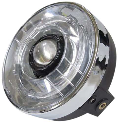 プロテック(PROTEC) LH-3150 LEDプロジェクターヘッドライト 180φネイキッド 12v30/30w 5000k 汎用 63150-50