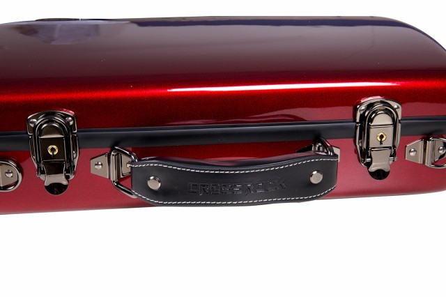 CROSSROCK CRF1000DCLRD Fiberglass double clarinet case RED クラリネット用ダブルケース