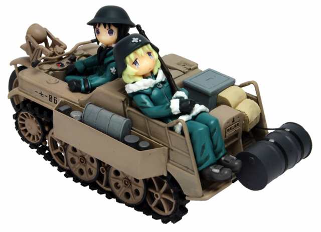 プラッツ 少女終末旅行 ケッテンクラート w/チトユーリ フィギュア2体セット 1/35スケール プラモデル GLT-01の通販は