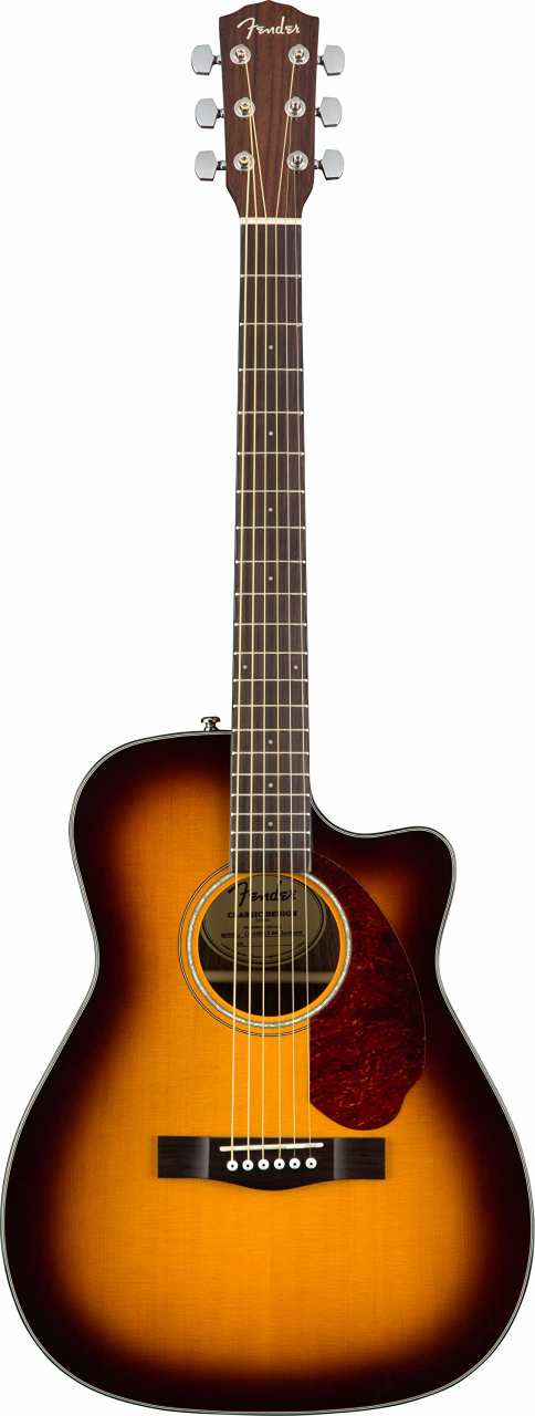 Fender エレキアコースティックギター CC-140SCE Sunburst コンサート ソフトケース付属