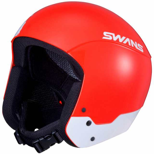 SWANS(スワンズ) スキー スノーボード ヘルメット 大人用 レーシング FIS認証 軽量FRPシェル スキー スノーボード HSR-95FIS-RS SM R/W S