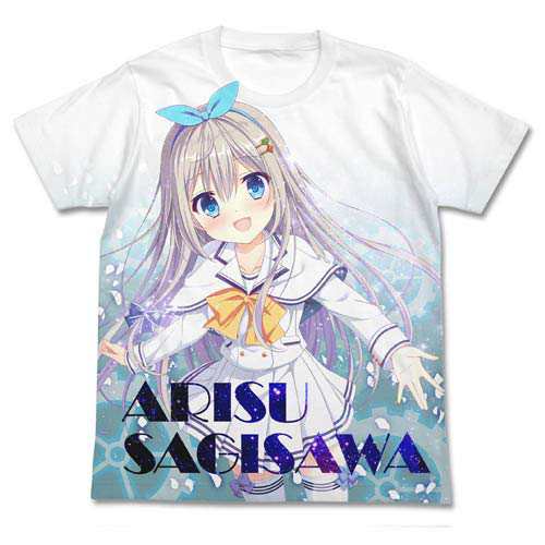 コスパ D.C.4 ~ダ・カーポ4~ 鷺澤有里栖 フルグラフィック Tシャツ WHITE Sサイズ