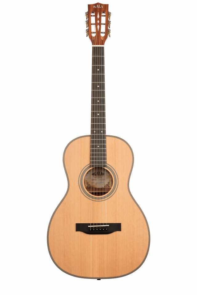 KALA カラ アコースティックギター Solid Cedar Top Parlor Guitar Series ソリッドシダートップ パーラータイプ KA-GTR-PLR_W/BAG (ケー