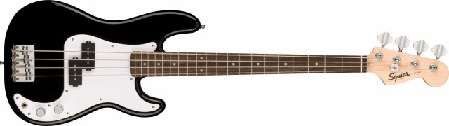 Squier by Fender エレキベース Mini P Bass? Laurel Fingerboard Black ソフトケース付き