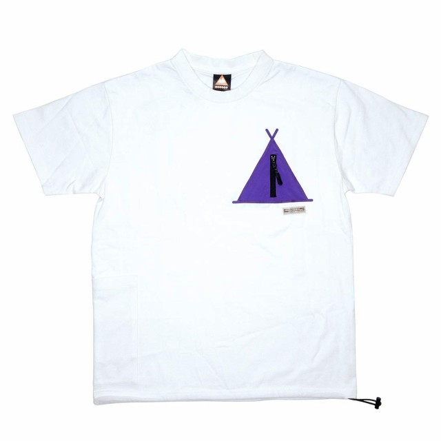 ゆるキャン△ WILDERNESS EXPERIENCEコラボ テントポケットTシャツ XLサイズ ホワイト