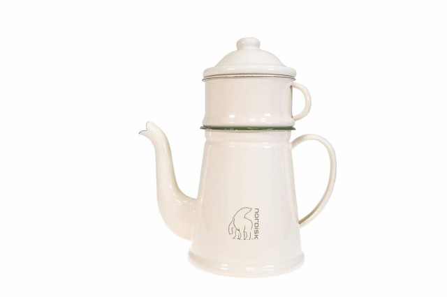 NORDISK(ノルディスク) アウトドア キャンプ ホーロー マダムブルー コーヒーポット (Madam Bla Coffee) クリーム 1.5l 日本 119093の通販は