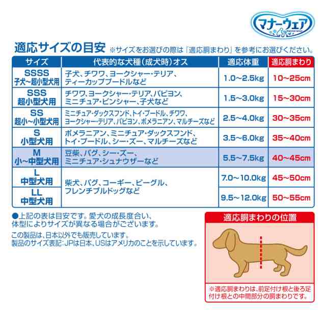 マナーウェア 犬用 おむつ 男の子用 Mサイズ 小~中型犬用 モカストライプ・ライトブルージーンズ 336枚(42枚×8)おしっこ ペット用品 ユ