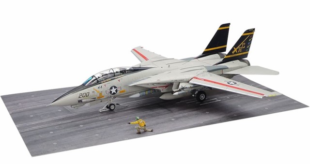 タミヤ 1/48 傑作機シリーズ No.122 グラマン F-14A トムキャット(後期型) 発艦セット プラモデル 61122