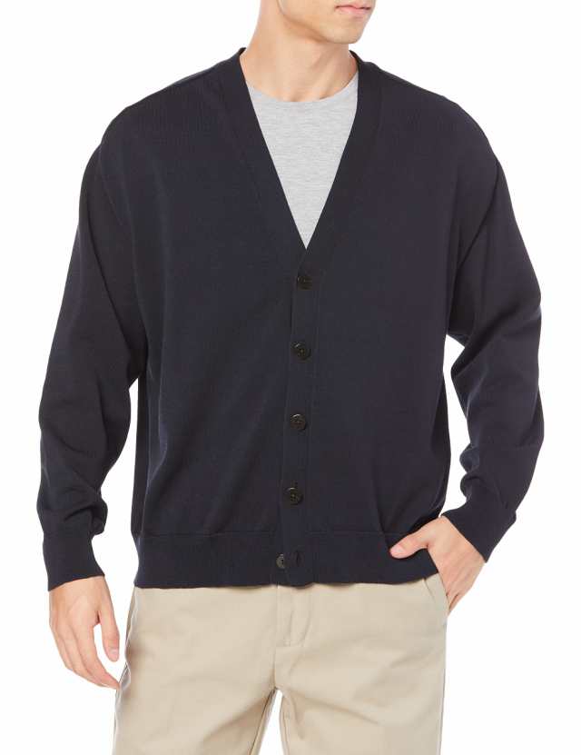 ビームスライツ カーディガン ＴＣハイゲージベーシックＣＡＲＤＩＧＡＮ NAVY XL